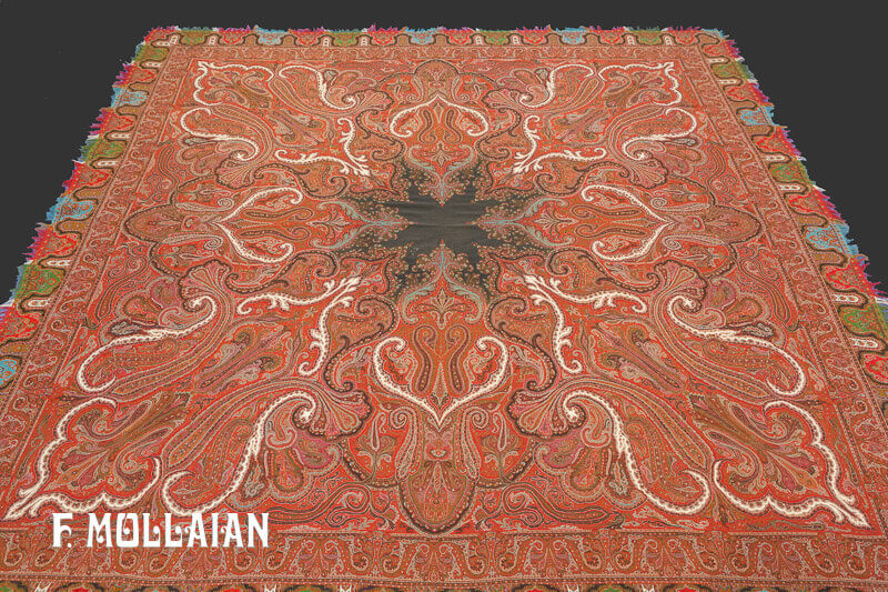 Antico Tessuto Persiano Kerman Di Cotone n°:29619340